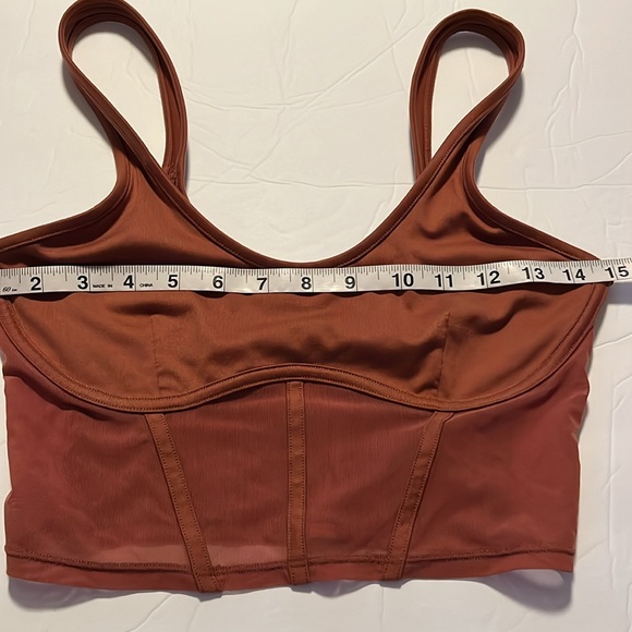 ALO Airbrush Mesh Corset Tank - Picture 9 of 9